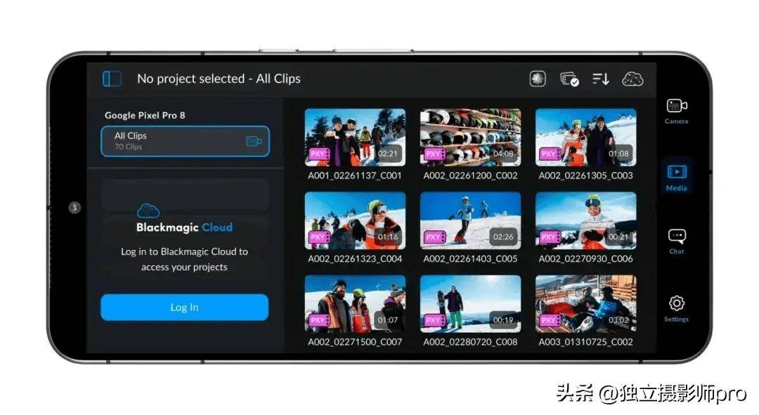 安卓版Blackmagic Camera 1.3软件重大更新升级