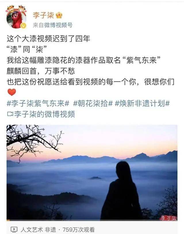 停更三年后，李子柒复出！前公司回应：目前与李子柒没合作