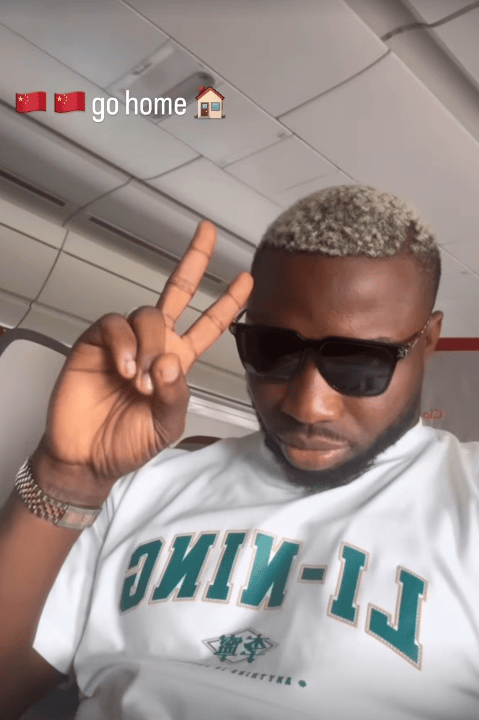 国足迎强援！归化热门奥斯卡将返回中国 晒乘机照：回家！