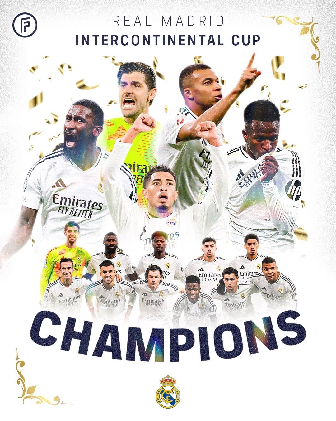 冠冠冠！安帅喜提皇马第15冠队史第一 弗洛伦蒂诺第37冠