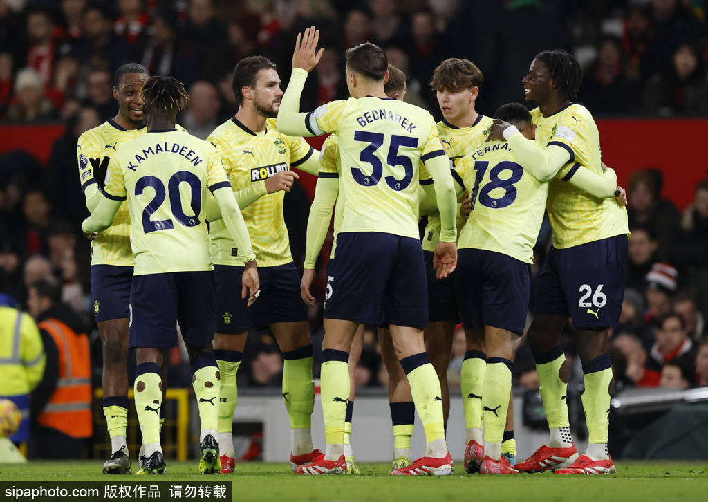 英超-阿玛德戴帽安东尼失空门 曼联3-1南安普顿近五轮首胜