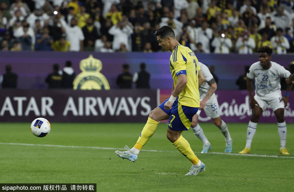 亚冠-C罗点射杜兰双响 利雅得胜利总分3-0晋级八强
