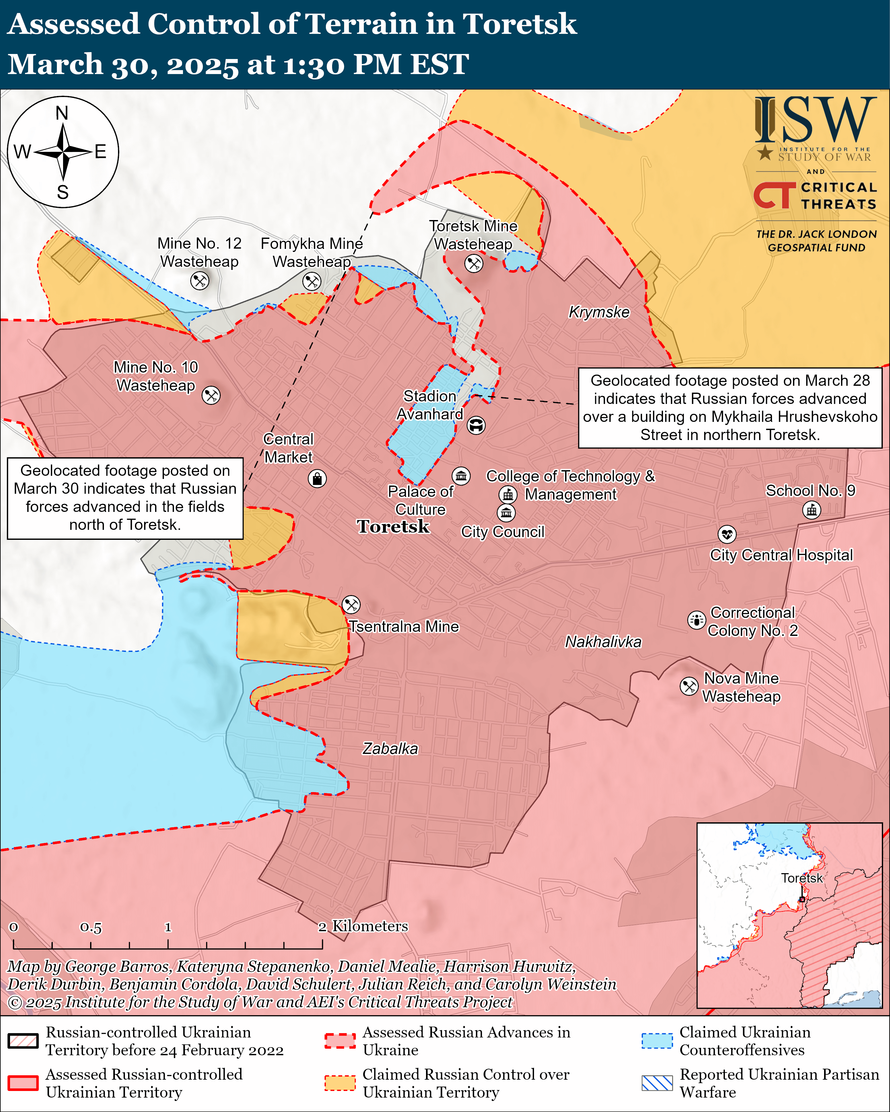 2025年3月31日俄乌战局：乌军别尔哥罗德陷入僵局，俄军继续突破