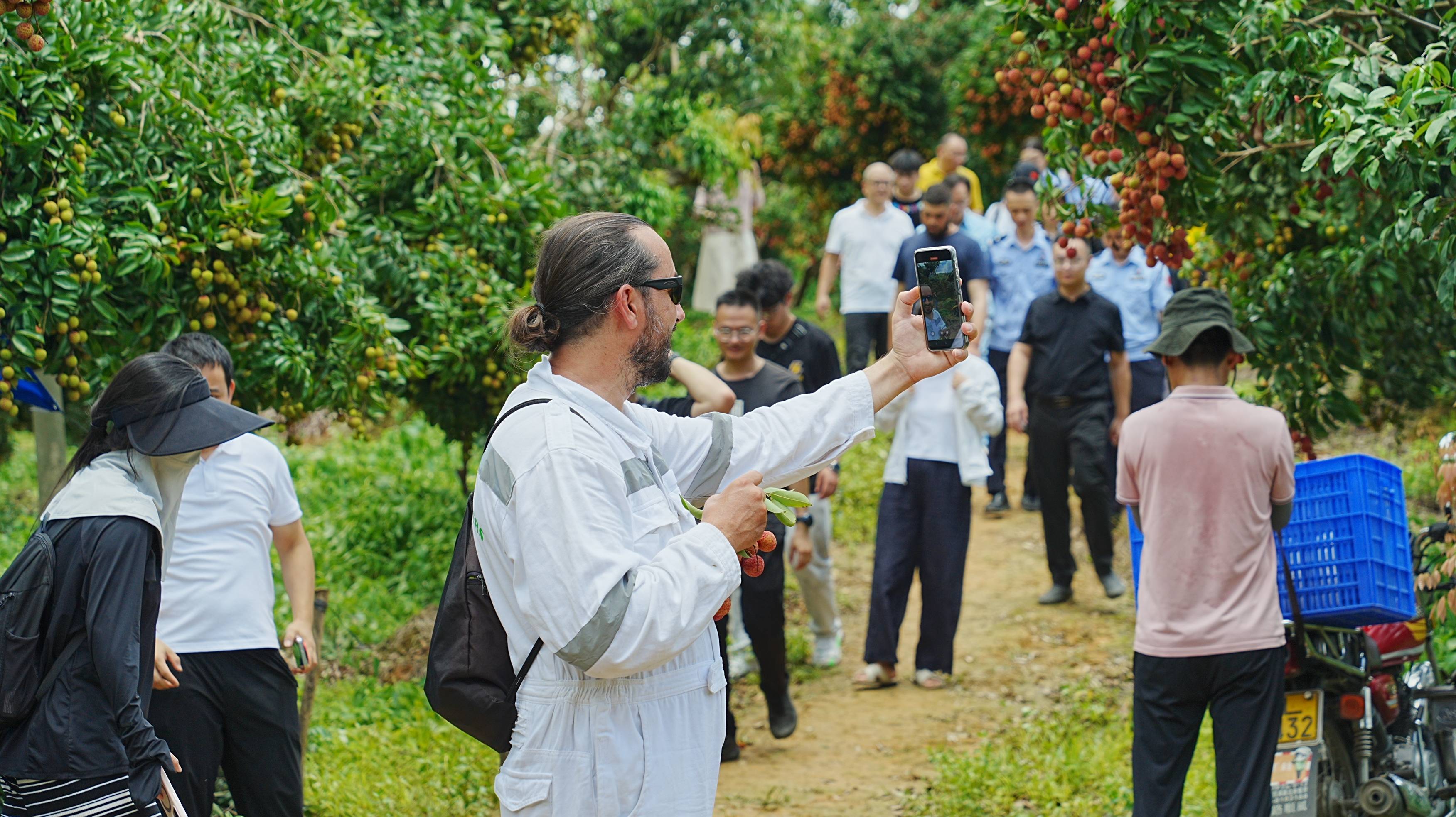 “第一次吃，像吃葡萄！”外籍船员在惠州品尝荔枝