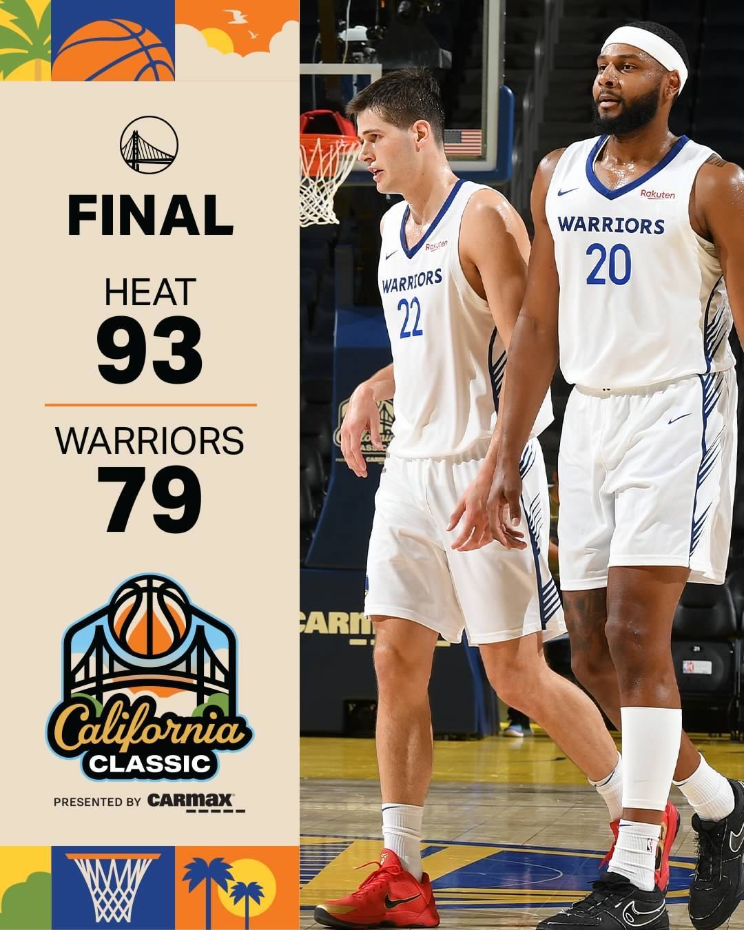 NBA夏联-勇士不敌热火 广东旧将27+13湖人胜马刺