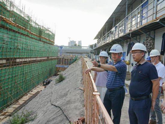 柳州轨道集团领导深入在建项目开展调研