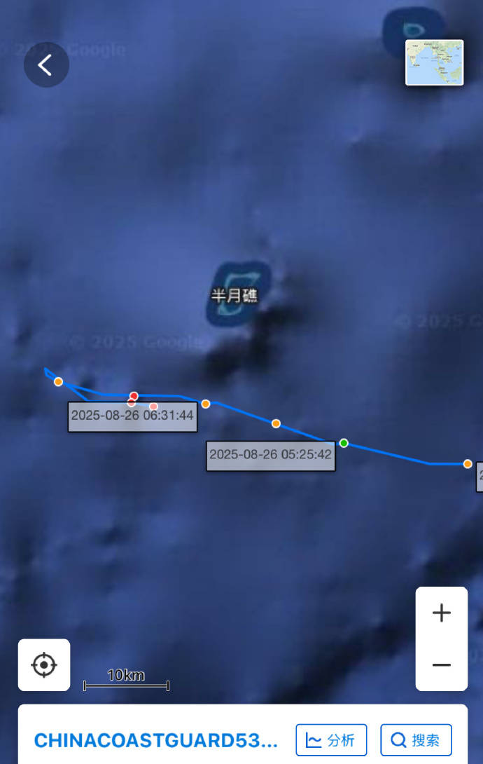 半月礁周边局势紧张，中菲船只激烈对峙！菲方多艘舰艇逼近仁爱礁，中方全力出动严阵以待