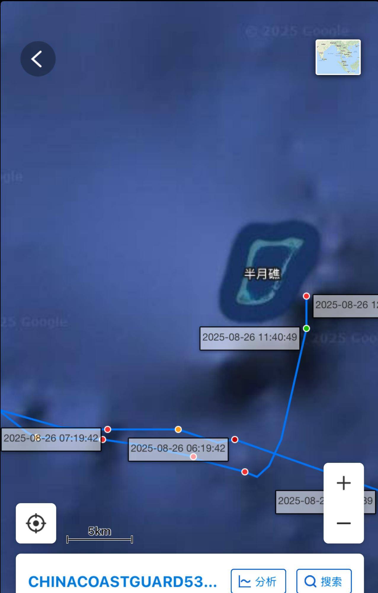 突袭仁爱礁只是虚晃一枪，真正的“杀招”竟在半月礁，菲军很狡猾