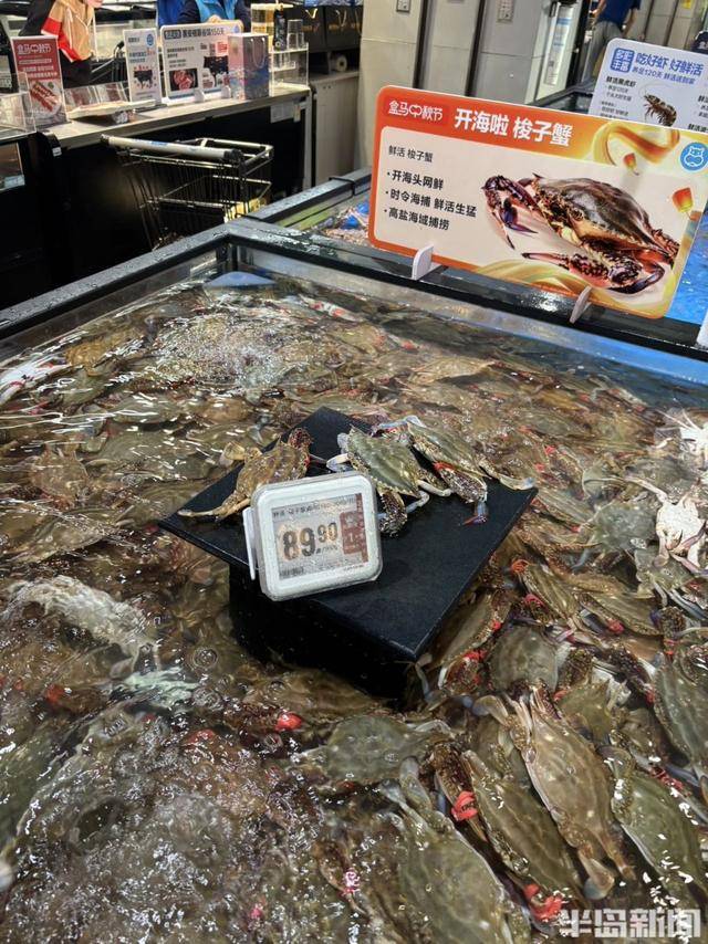 国庆假期梭子蟹大闸蟹成“香饽饽”