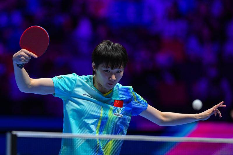 单打世界杯：孙颖莎4-2逆转蒯曼进八强 王艺迪4-1张本美和